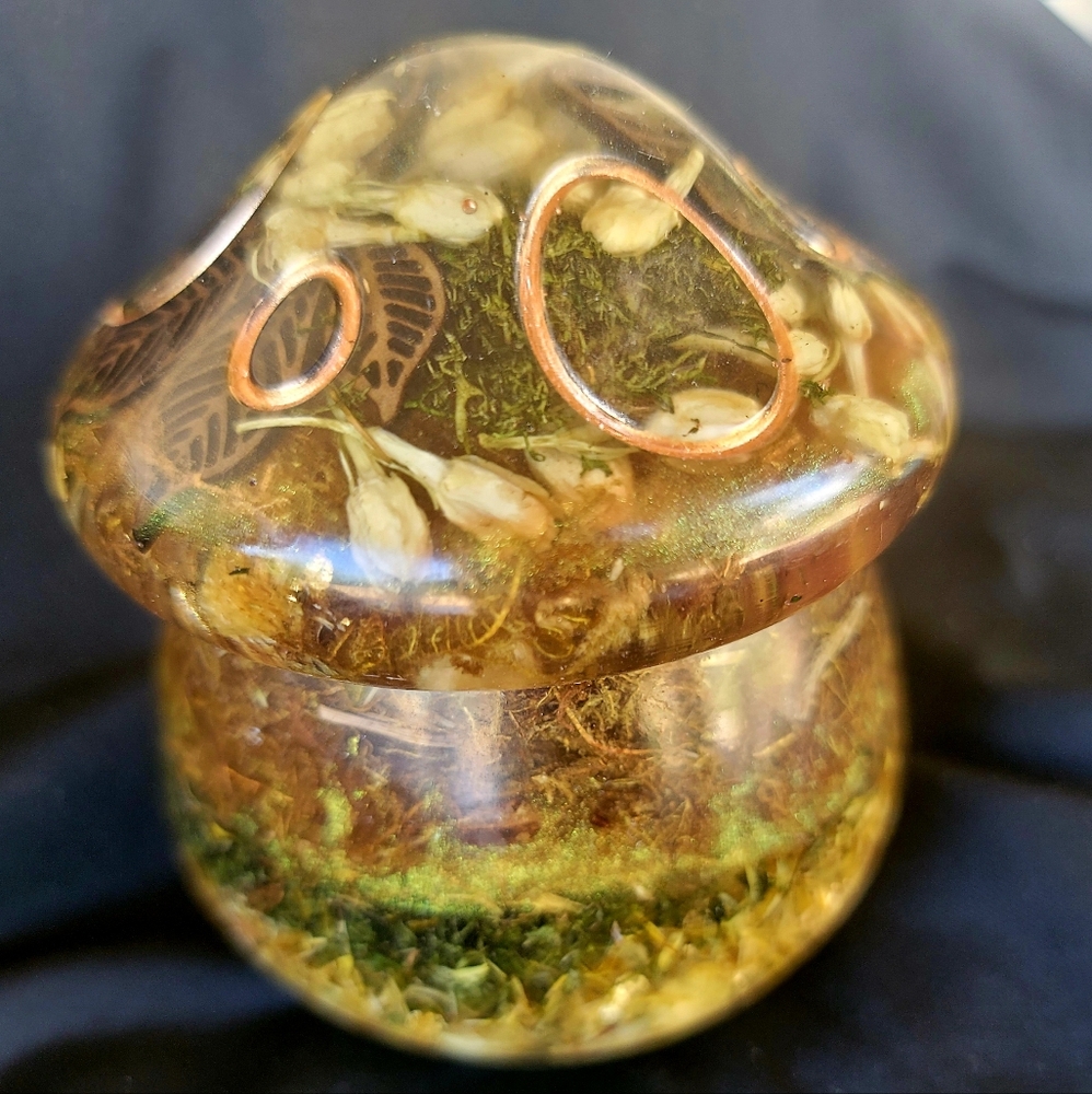 Handcrafted Resin Mushroom Decor